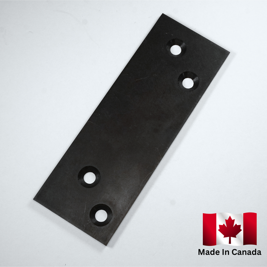 Clamping bar left chip deflector