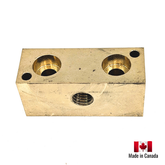 Top hood brass nut M12 RH